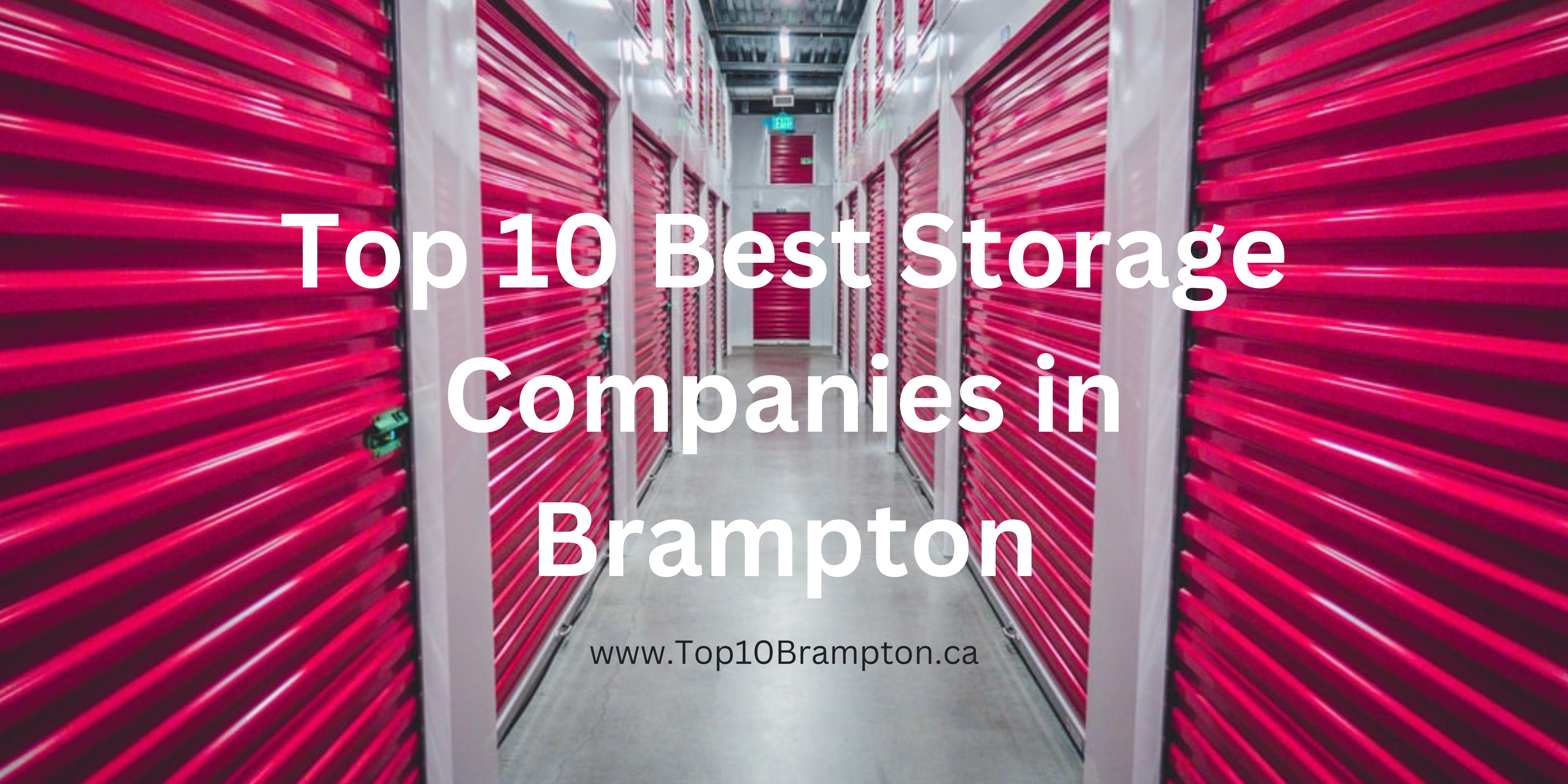 Best Storage Companies in Brampton