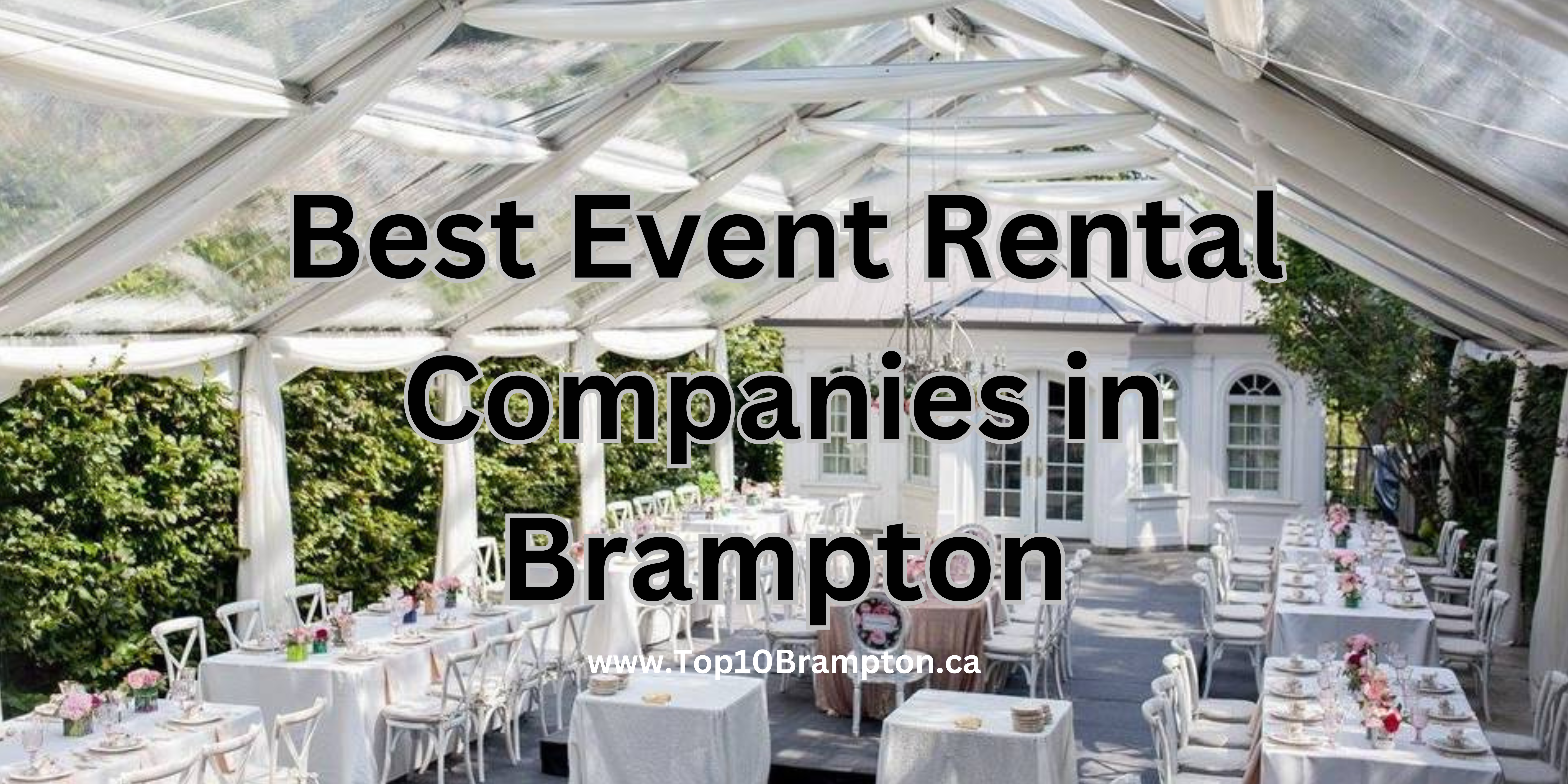 Best Event Rental Companies in Brampton